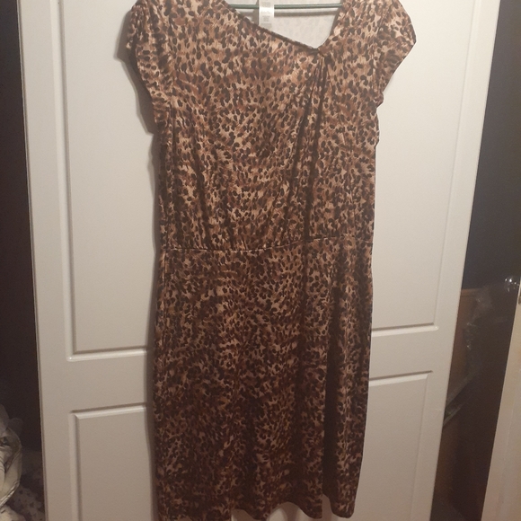 Leopard Print Dress - Picture 1 of 5